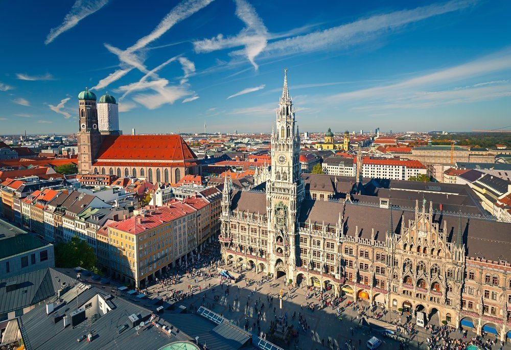 Property in Germany, panoramic view of Munich
