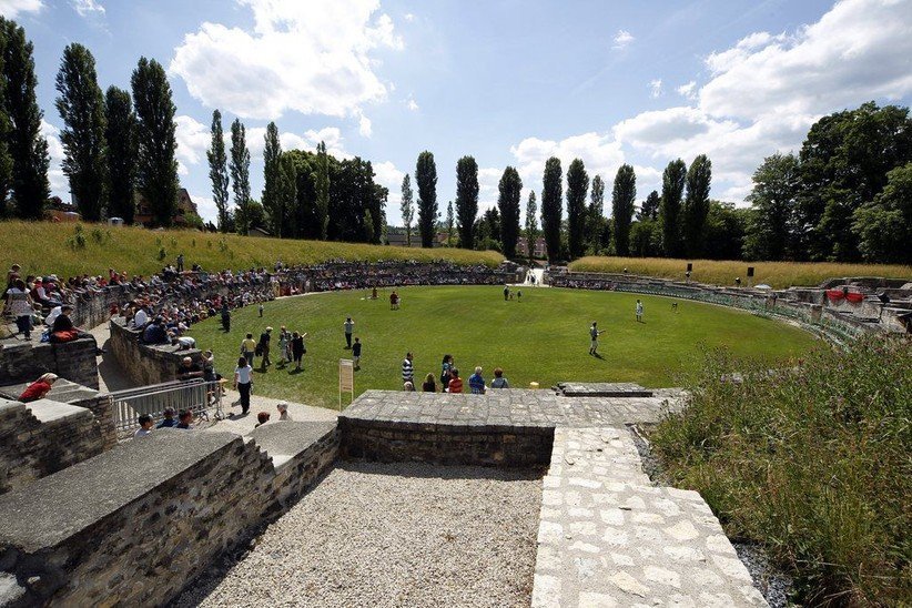 A Roman amphitheater is for sale in Switzerland