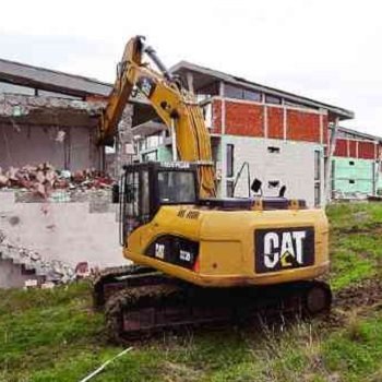 The demolition of illegally constructed residential complex in Bullgaria "Zlatna Perla"