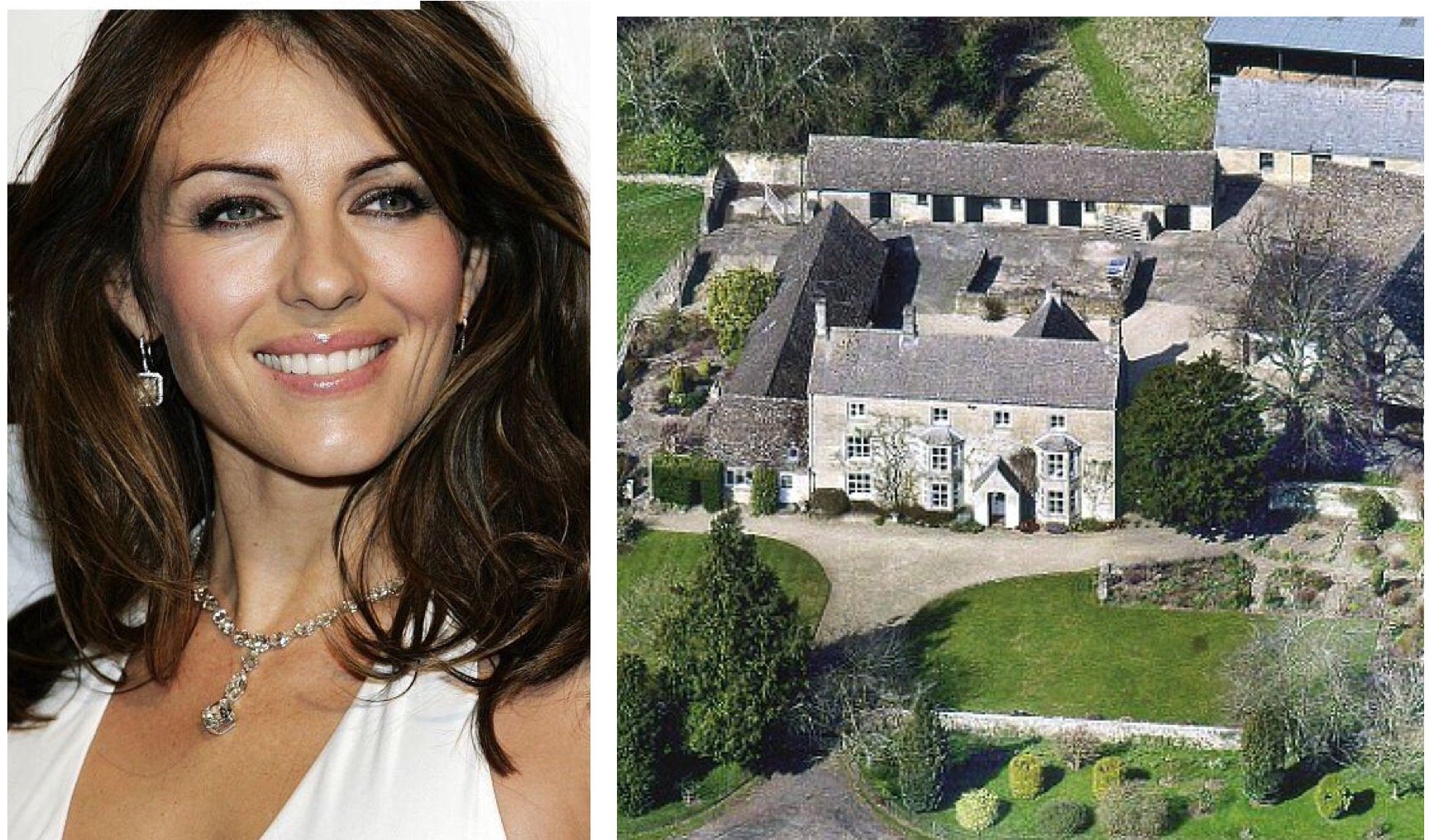 Best deal: Elizabeth Hurley has sold a house with triple benefits