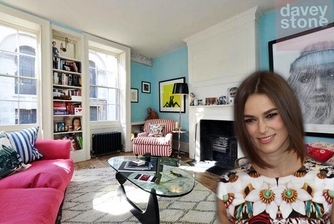 London townhouse of Keira Knightley is offered for sale 
