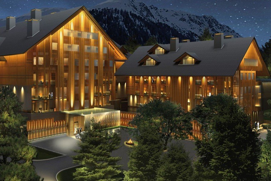 A luxurious resort complex is going to be built in Switzerland