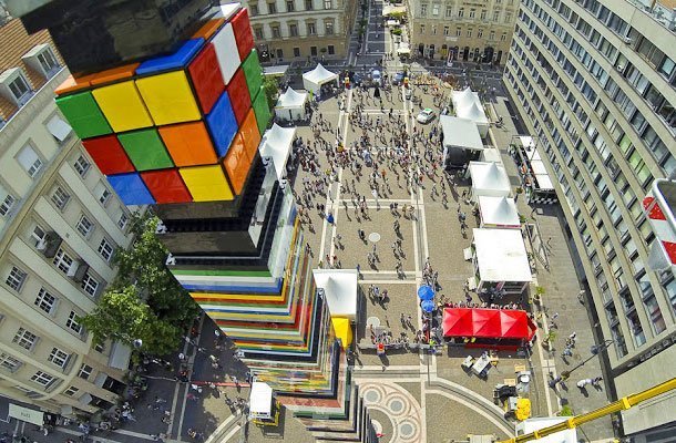 The tallest tower of LEGO was built in Budapest