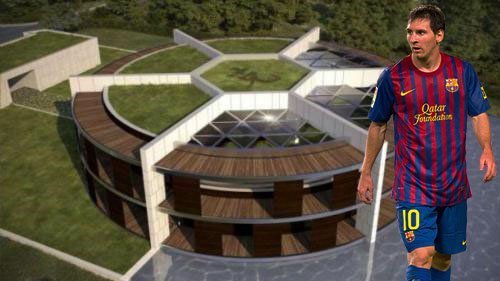 Messi will build a house in the shape of the ball