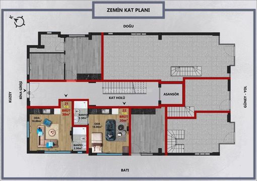 Penthouse in Balbey Mahallesi